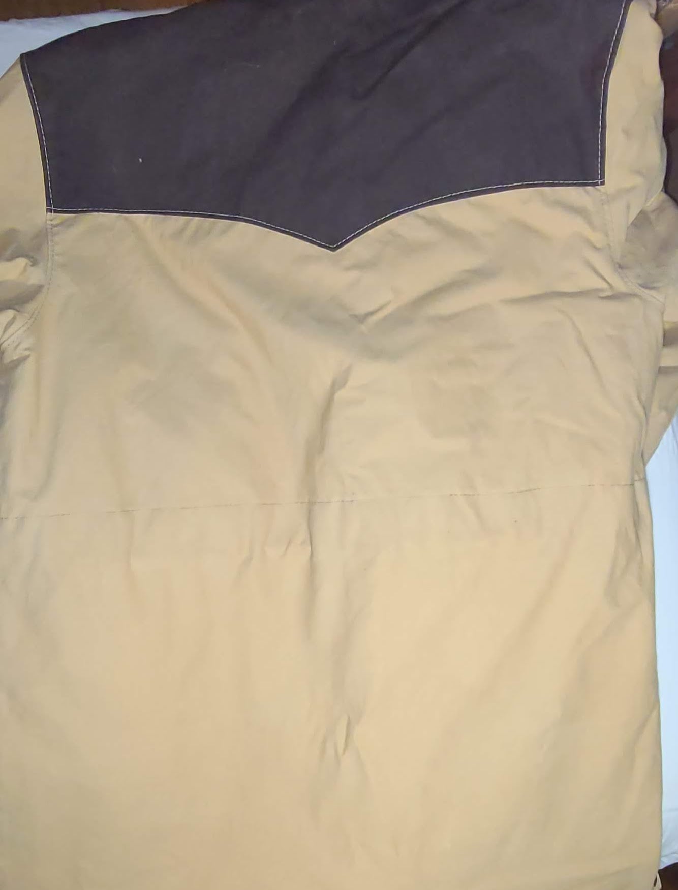 Suntan Canvas Ranch Jacket Wool Flannel Lined Size XXL Longline