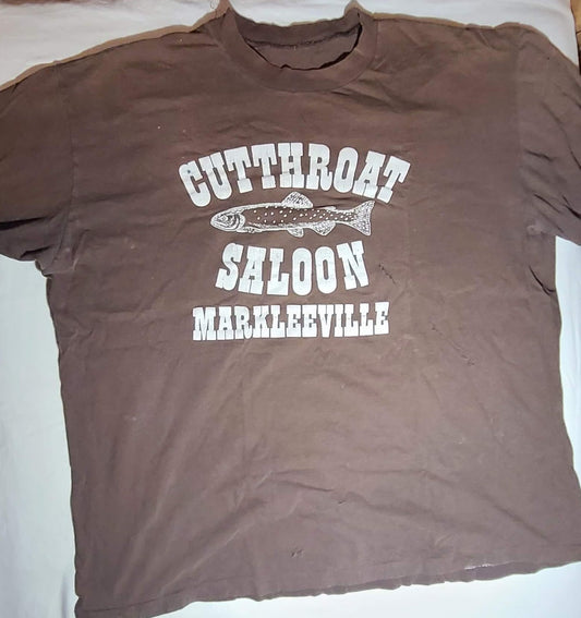 Vintage T-Shirt-Cutthroat Saloon Markleeville